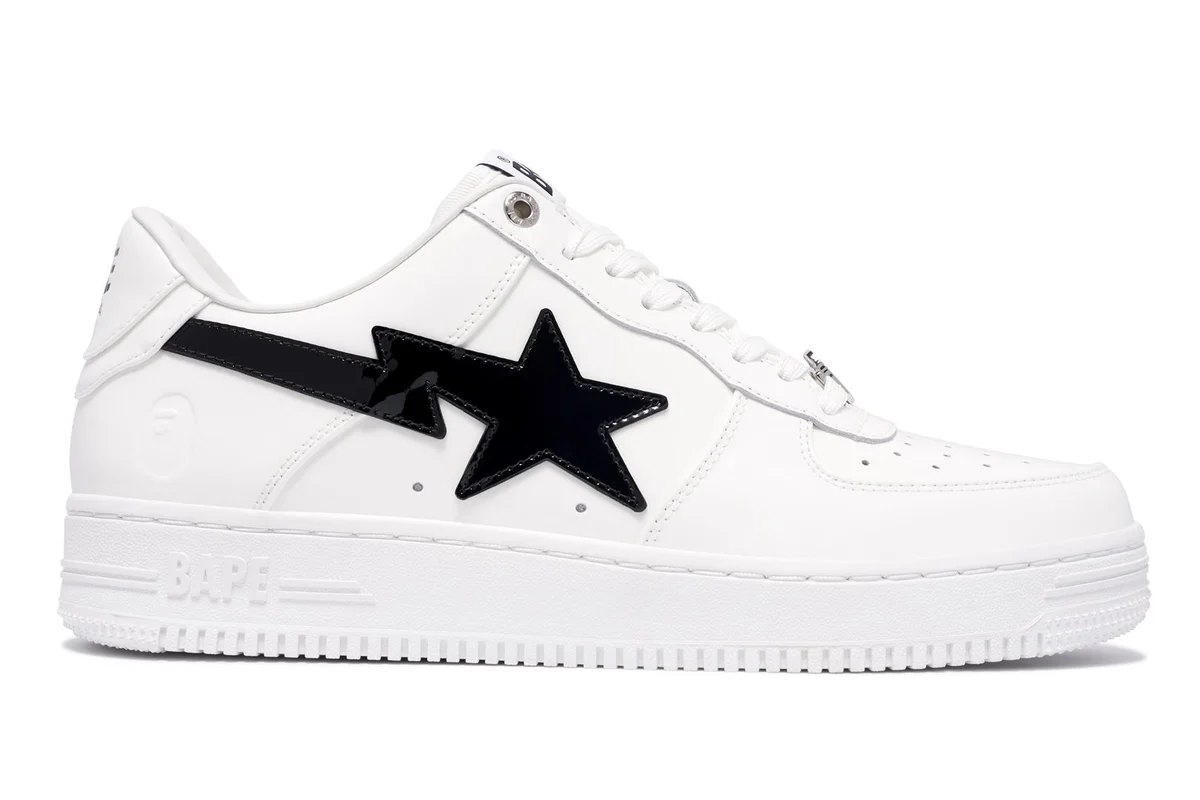Tenisky a topánky BAPE Bape Sta #2 White/Black Biela | 0ZXSHM191302M-WHT, 0
