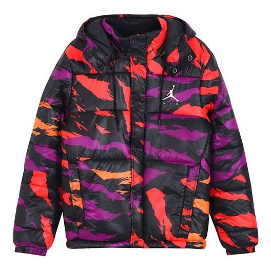 Prešívaná bunda Jordan Jordan Jumpman Air Short Padded Hooded Jacket Rôznofarebný | BQ5696-551