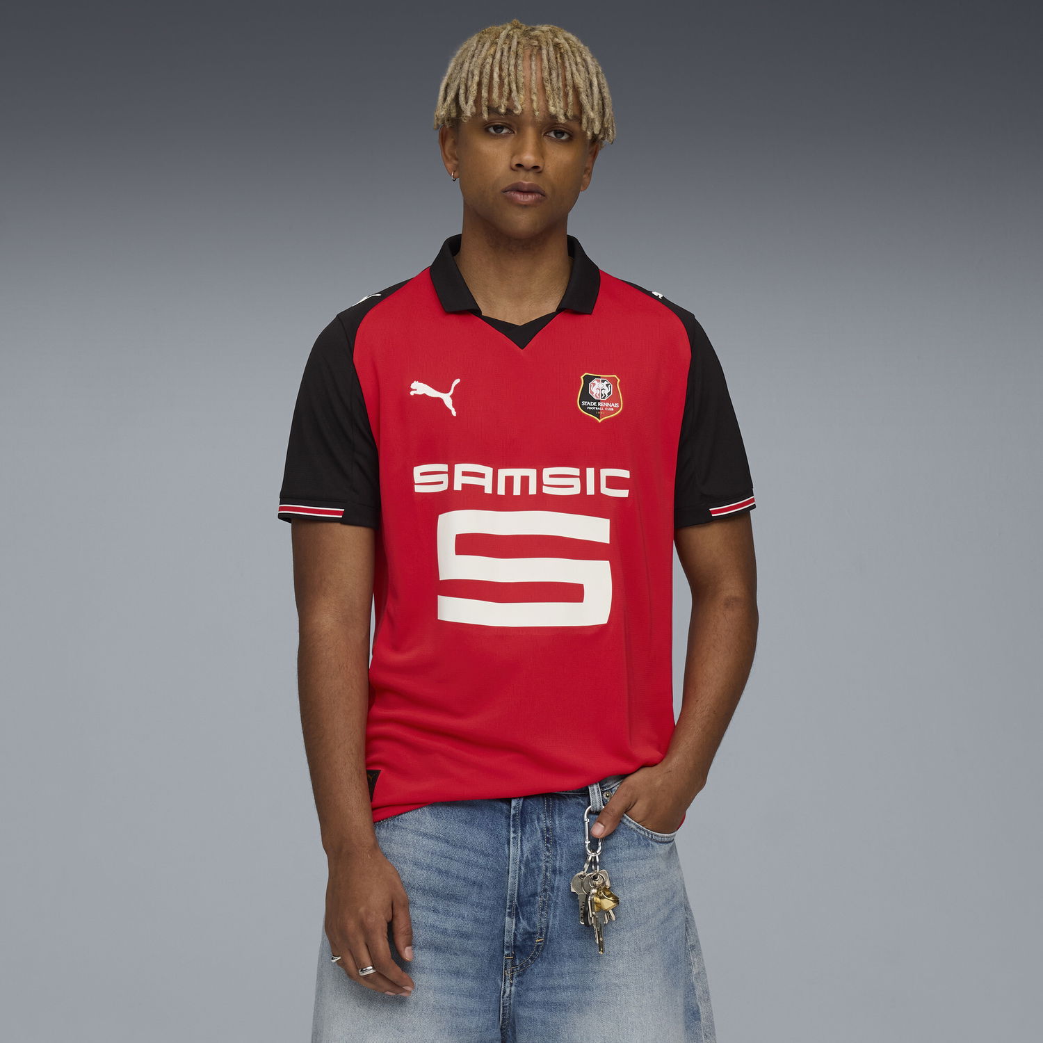 Dres Puma Stade Rennais FC 25/26 Home Jersey Červená | 780219_01, 1
