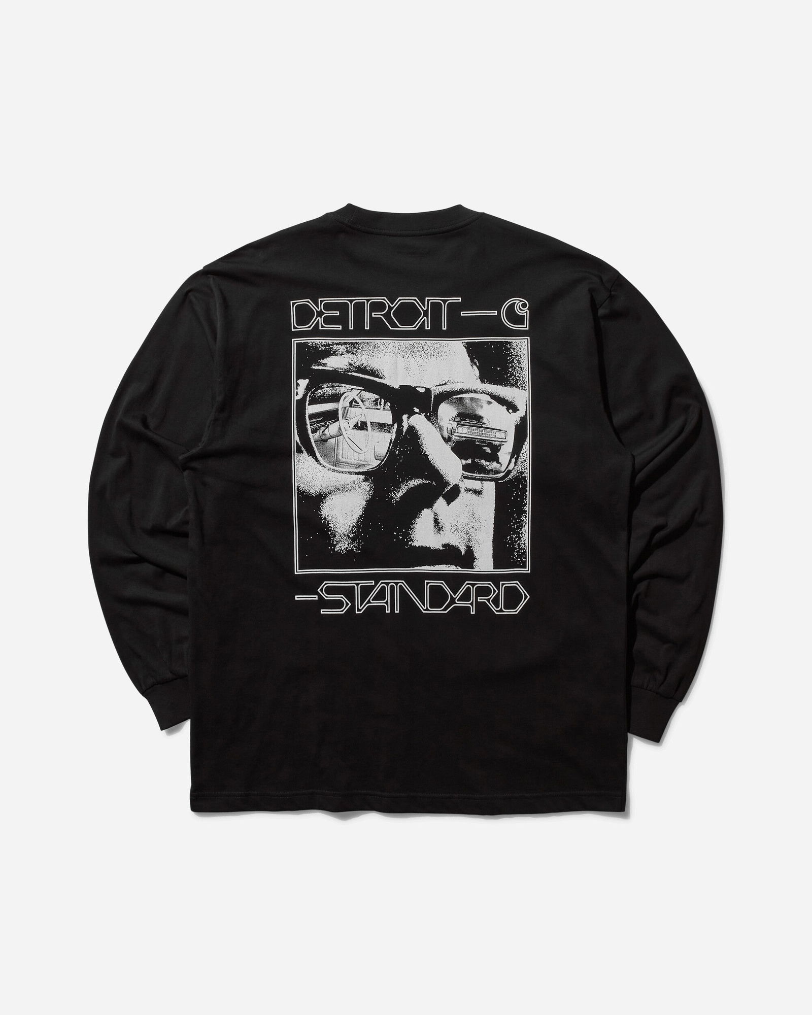 Detroit Standard Longsleeve T-Shirt Black