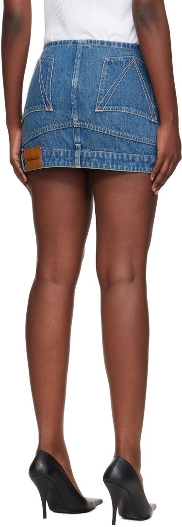 Sukňa VETEMENTS Vetements Upside-Down Denim Miniskirt Modrá | WH76DK007VB, 2