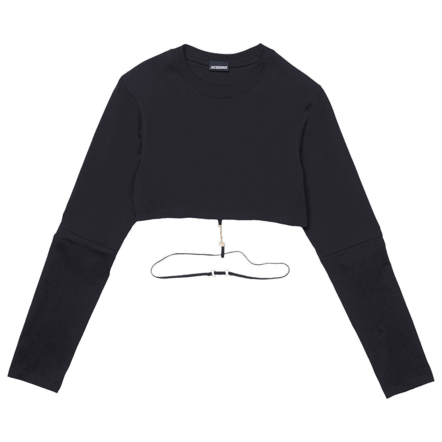 Crop Top Jacquemus Le T-Shirt Pino Čierna | 223JS031 2014 990, 0