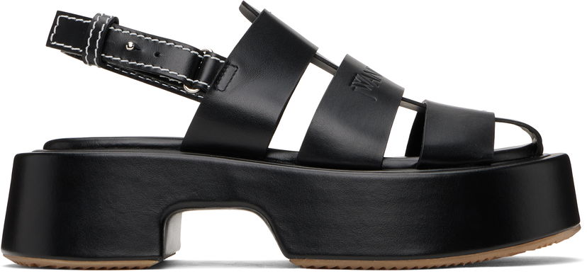 Tenisky a topánky JW Anderson JW Anderson Stripe Platform Sandals Čierna | SN0099-LA0323
