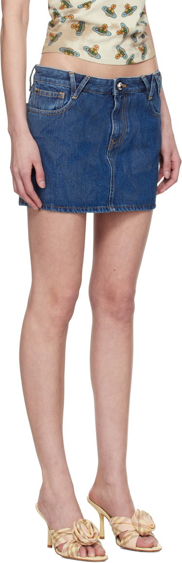 Sukňa Vivienne Westwood Vivienne Westwood Denim Miniskirt Modrá | 19030012-W014L-, 1