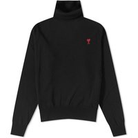 Oblečenie AMI Small A Heart Roll Neck Čierna | HKS411-KN0025-001, 1