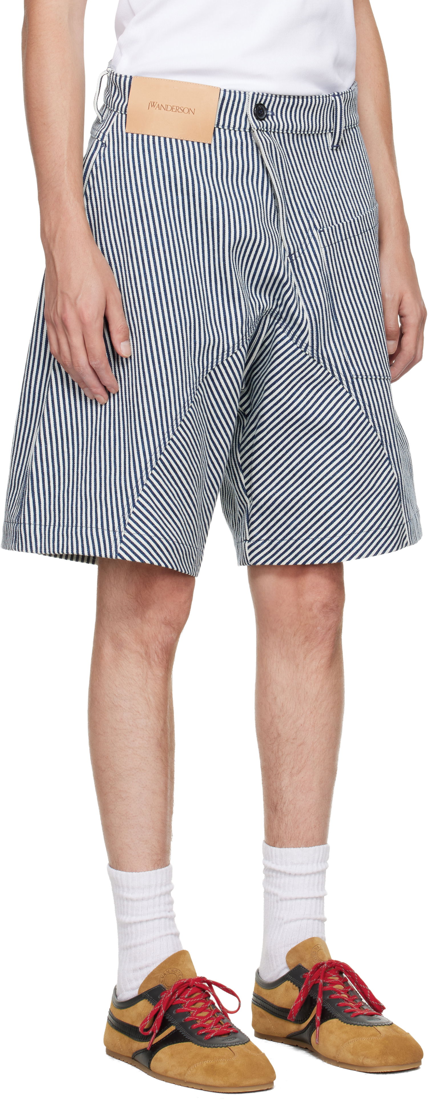 Šortky JW Anderson JW Anderson Twisted Workwear Shorts Navy | SR0124-PG1819, 1