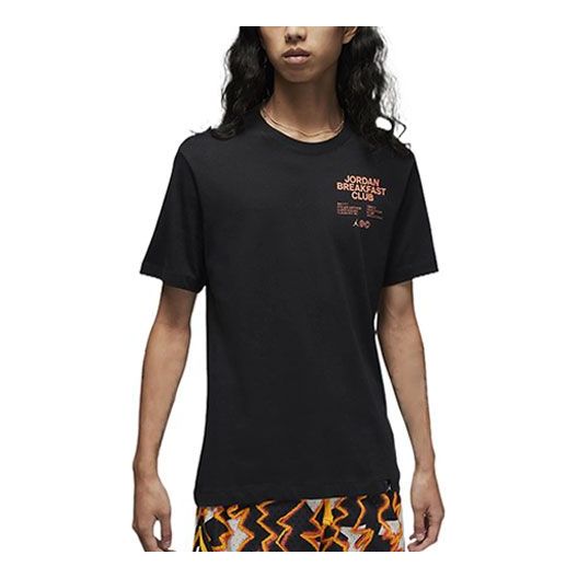 Tričko Jordan Jordan Alphabet Print T-Shirt Čierna | DQ7385-010