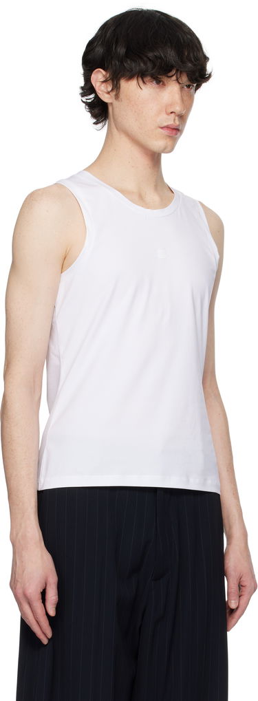 Tielko Acne Studios Acne Studios Jersey Tank Top Biela | CL0314-, 4