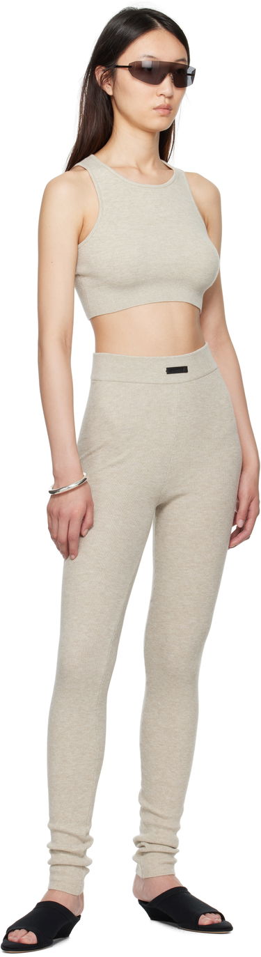 Legíny Fear of God Fear of God ESSENTIALS Soft Rib Leggings Béžová | 192SP257491FW, 3