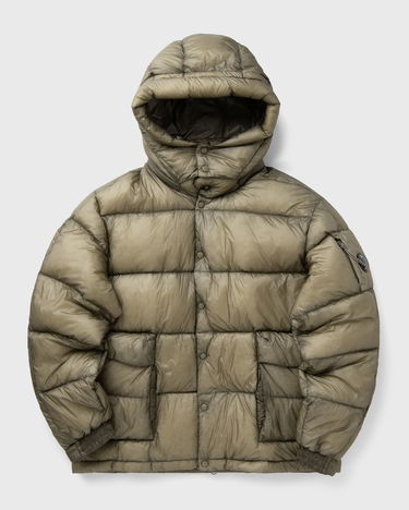 Prešívaná bunda C.P. Company Hooded Puffer Jacket Zelené | 19CMOW191A110416A-356, 0