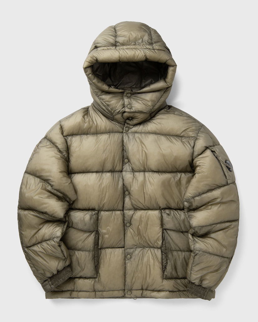 Prešívaná bunda C.P. Company Hooded Puffer Jacket Zelené | 19CMOW191A110416A-356