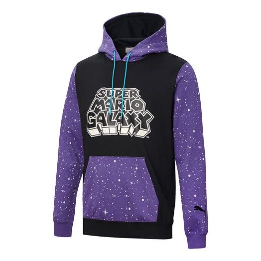 Mikina Puma Super Mario Galaxy Colorblock Knit Hoodie Fialová | 589098-02, 0