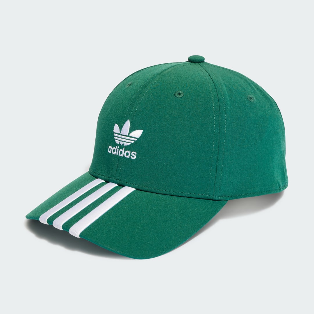 Šiltovka adidas Originals Adicolor Classic Trefoil Stonewashed Baseball Zelené | IS1627, 1