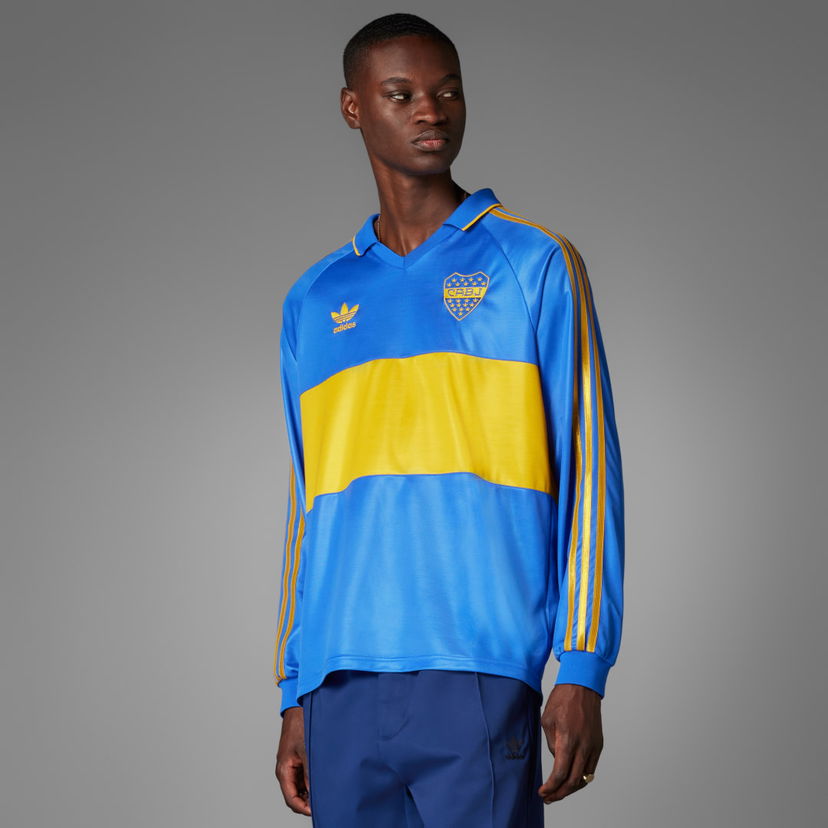 Dres adidas Performance Blue and Yellow Soccer Jersey Modrá | IV7547