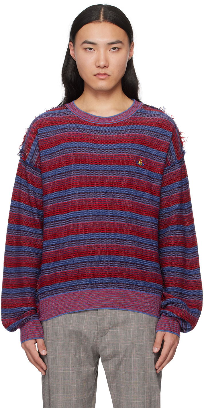 Sveter Vivienne Westwood Broken Stitch Sweater Vínová | 27010019-K003G-, 0