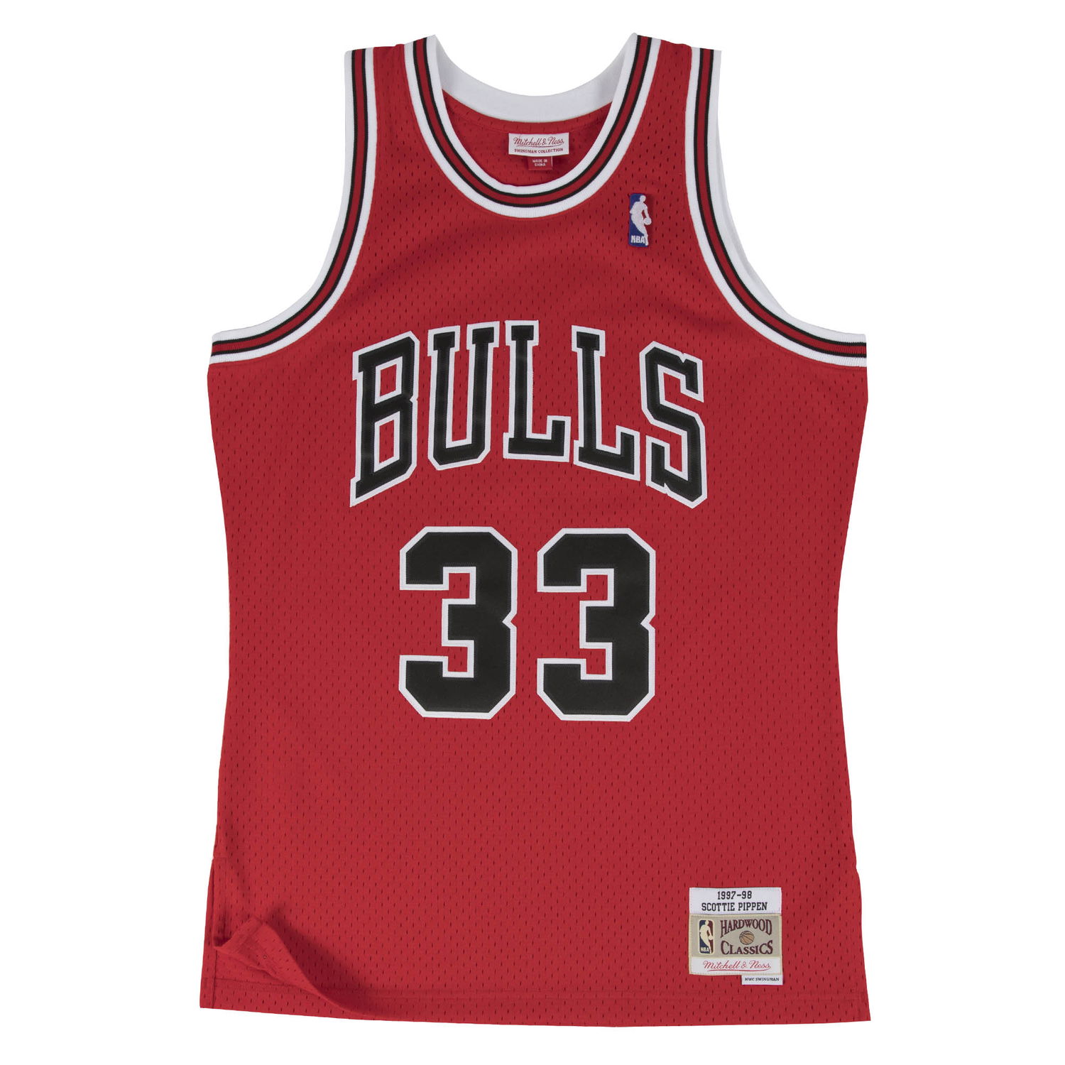Dres Mitchell & Ness Chicago Bulls Scottie Pippen Swingman Jersey Červená | SMJYGS18153-CBUSCAR97SPI, 0
