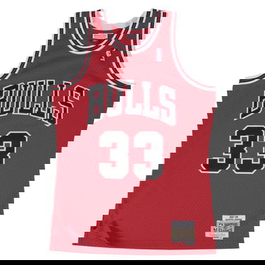 Dres Mitchell & Ness Chicago Bulls Scottie Pippen Swingman Jersey Červená | SMJYGS18153-CBUSCAR97SPI, 0