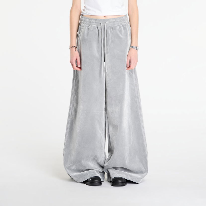 Tepláky adidas Originals Brushed Twill Oversized Firebird Track Pants Šedá | JW7331