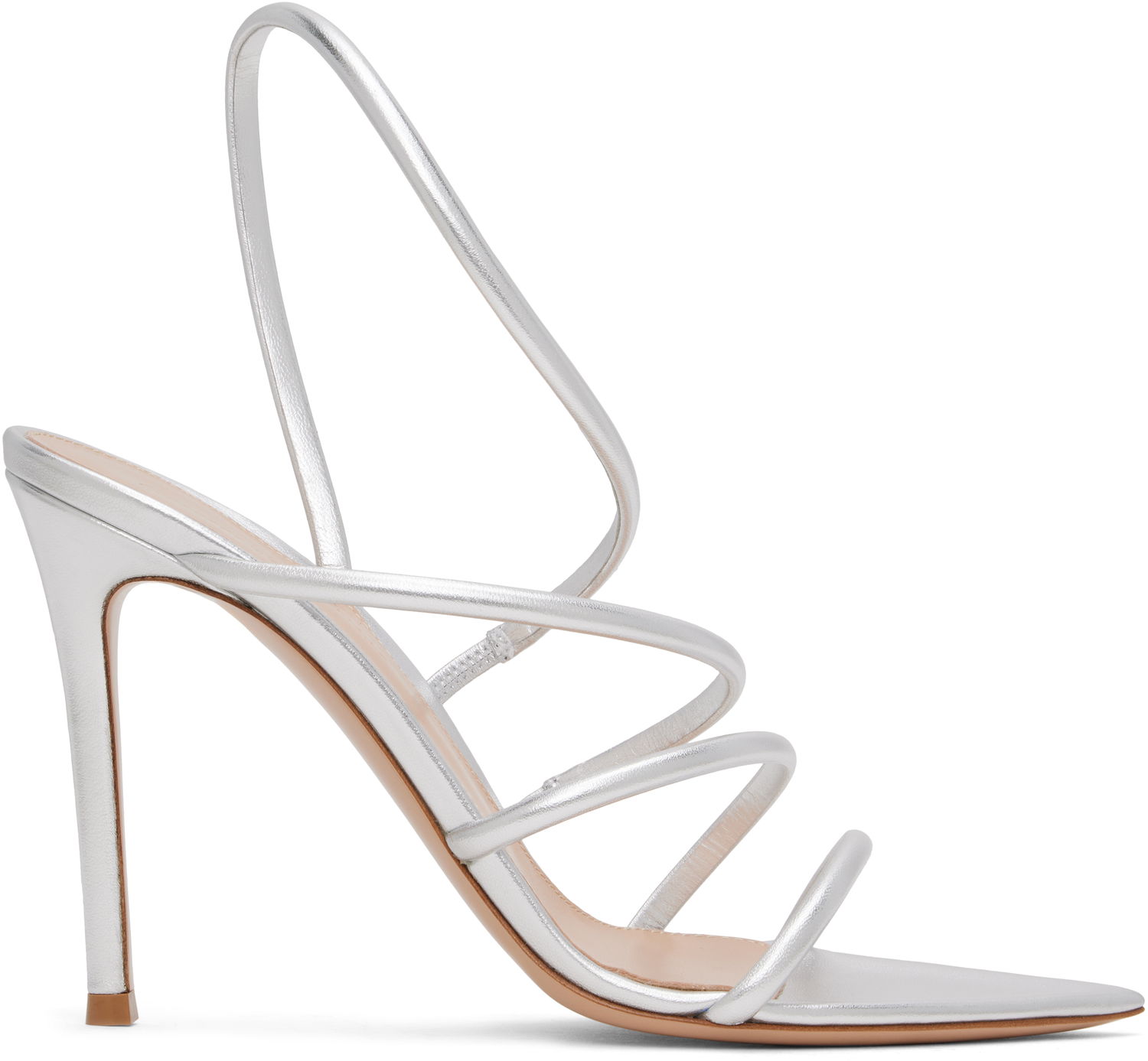 Tenisky a topánky Gianvito Rossi Ettie Heeled Sandals Metalická | G32441-15RIC-NPS, 0