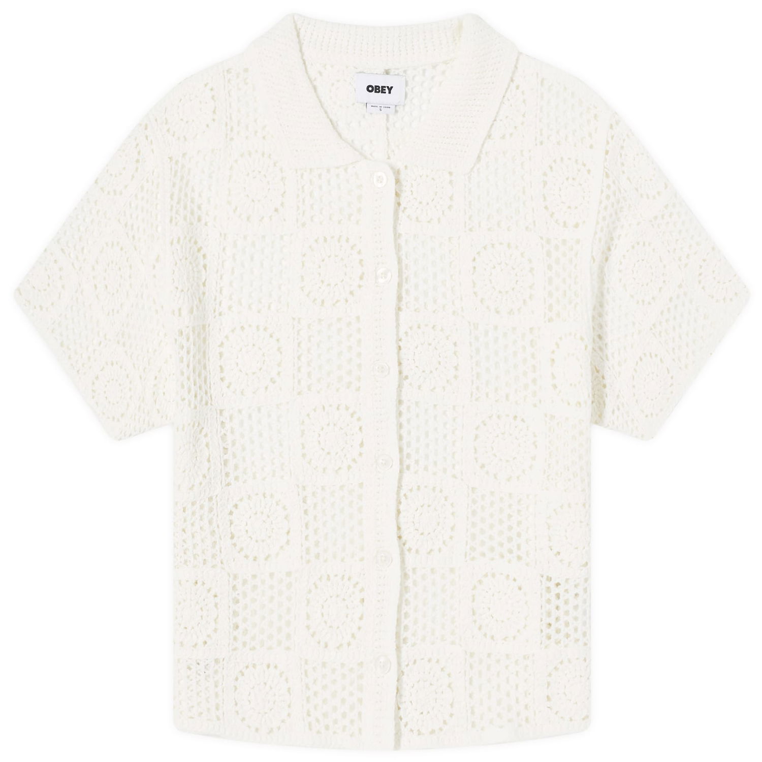 Košeľa OBEY Agatha Crochet Knit Biela | 251000119-UBL, 0