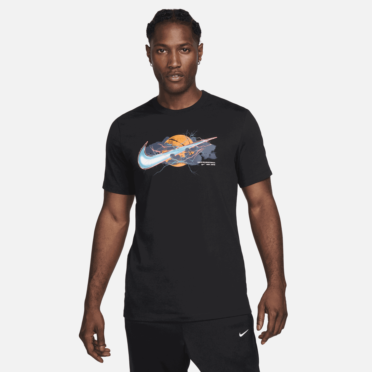 Tričko Nike Swoosh Čierna | FN0817-010, 0