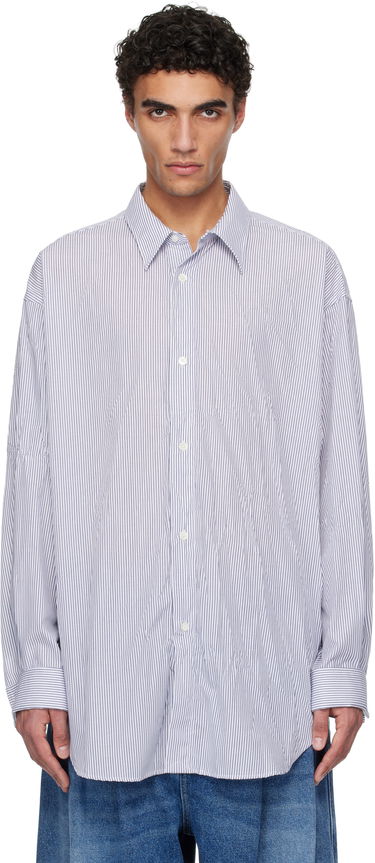Košeľa HED MAYNER Hed Mayner Crinkled Poplin Shirt Biela | HMMA60001A-HA167, 0