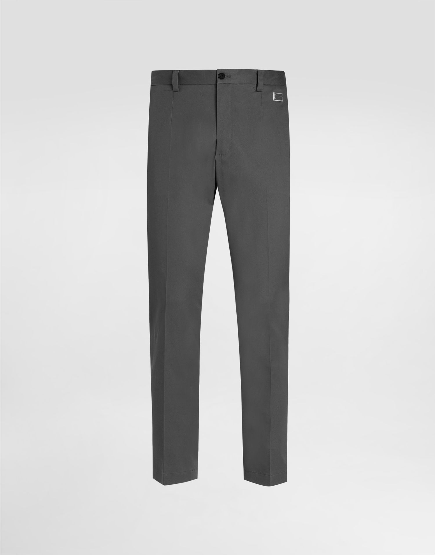 Nohavice Dolce & Gabbana Dolce & Gabbana Tailored Cotton Pants 52 Šedá | GW13ETFUFNVN3207, 0