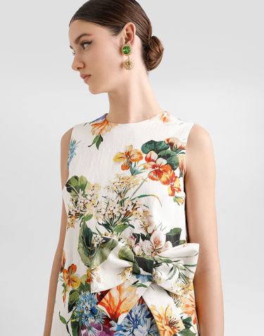 Šaty Dolce & Gabbana Dolce & Gabbana Flower Bouquet-Print A-Line Dress Rôznofarebný | F6TZSTFSRQUHA5PC, 3