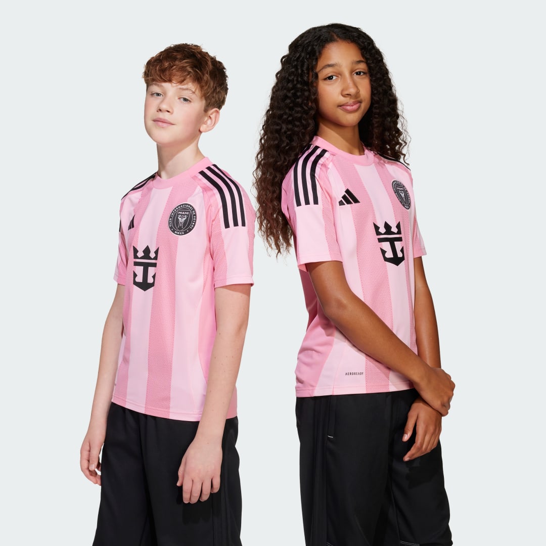 Dres adidas Performance Inter Miami CF 25/26 Messi Kids' Home Jersey Ružová | JI6816, 0