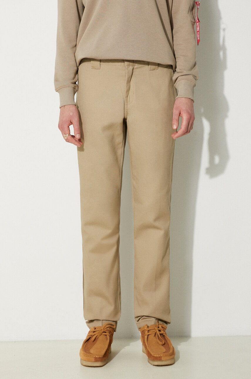 Nohavice Dickies 872 Work Pant Rec Slim Fit Béžová | DK0A4XK8KHK, 0