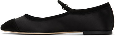 Oblečenie Aeyde Aeyde Uma Satin Toe-Cap Ballerina Flats Čierna | A11-FL-RKLS08FL169-SS25-800-067, 2