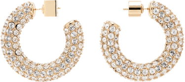 Náušnice Jacquemus Les Sculptures 'Les créoles strass' Earrings Béžová | 24E241JW668-5101, 0
