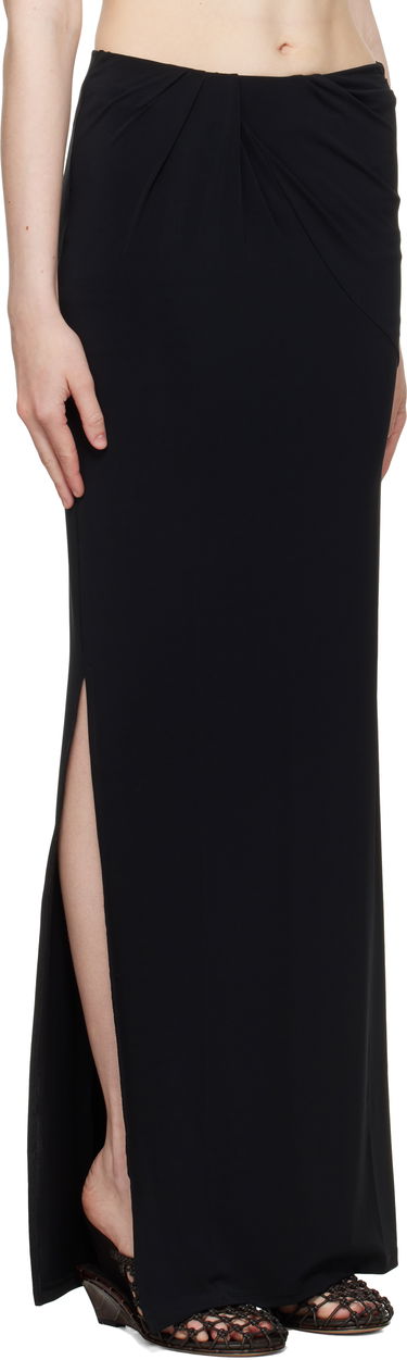Sukňa Jacquemus Jacquemus 'La Jupe Peplo' Maxi Skirt Čierna | 25E251SK081-2381, 1
