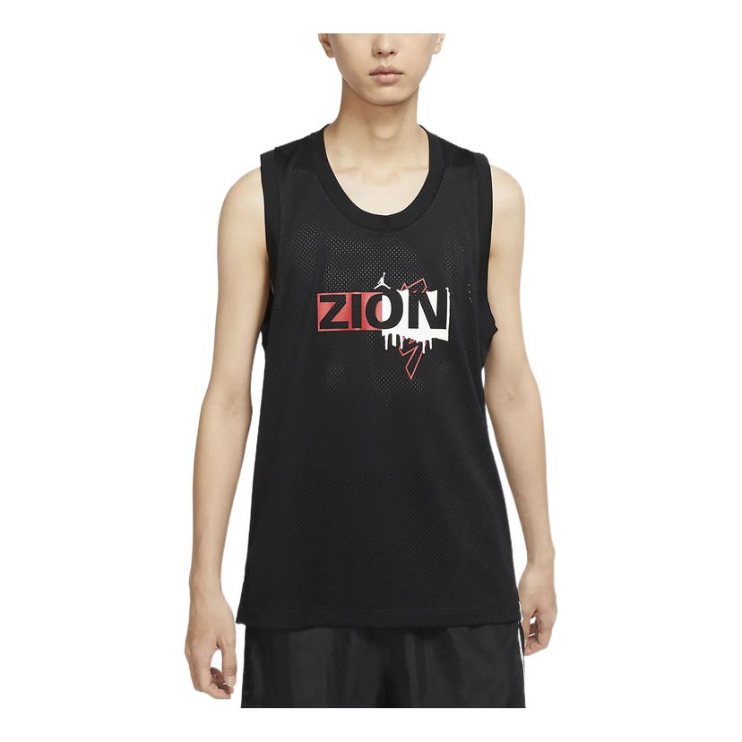 Tielko Jordan Air Jordan Men's Graphic Basketball Vest Čierna | DX6583-010