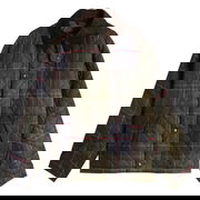 Tartan Transport Quilted Jacket, Size 38