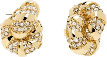 Náušnice LANVIN Lanvin Melodie Knot Crystal Earrings Metalická | AW-CJYA1M-NAST-P23, 1