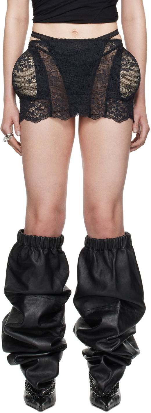Sukňa Jean Paul Gaultier Jean Paul Gaultier Shayne Oliver Edition Lace Miniskirt Čierna | 24/27-F-JU087-C047-00, 0