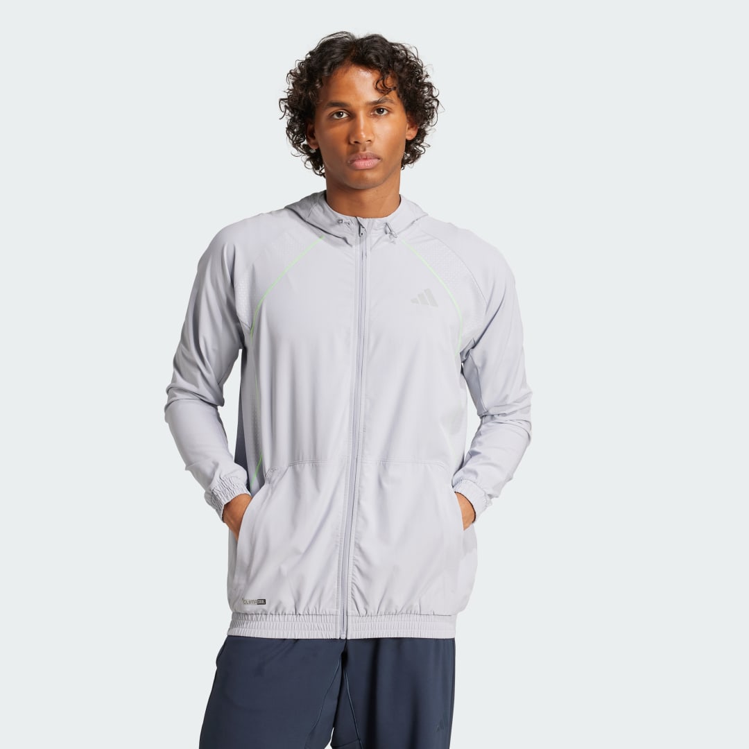 Bunda adidas Performance Technical Sports Jacket Šedá | JX0031, 0