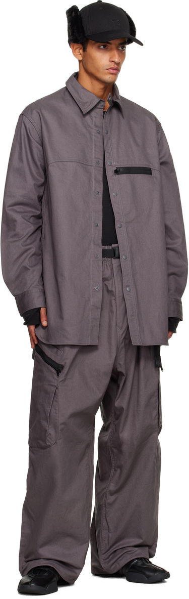 Košeľa Y-3 Y-3 Twill Shirt Šedá | KB2079, 3