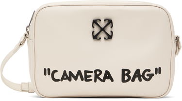 Taška cez rameno Off-White Off-White Jitney Quote Camera Bag Béžová | OWNN18CC99LEA0010410, 0