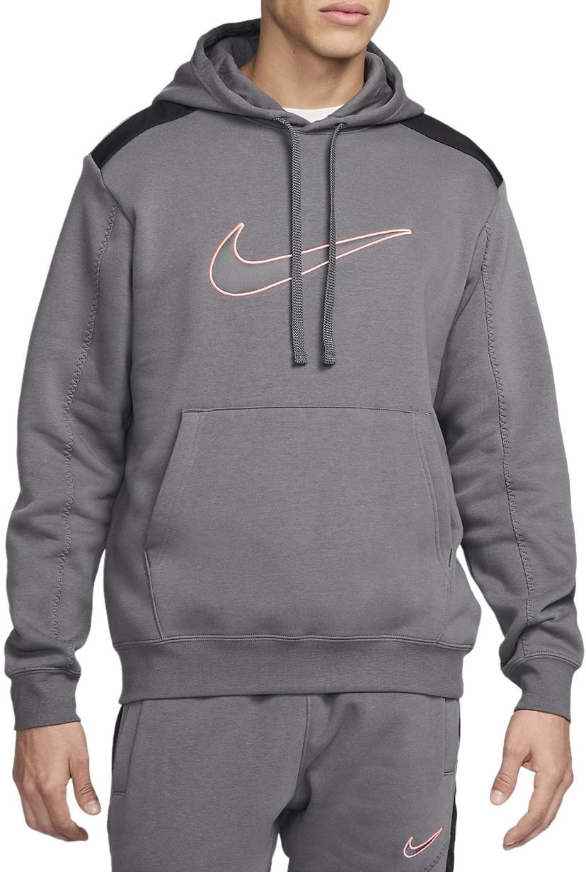 Mikina Nike NSW SP FLC HOODIE BB Šedá | fn0247-068