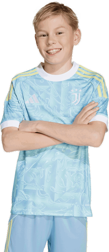 Dres adidas Performance Juventus 25/26 Away Jerseys Kids Tyrkysová | JN5236, 2