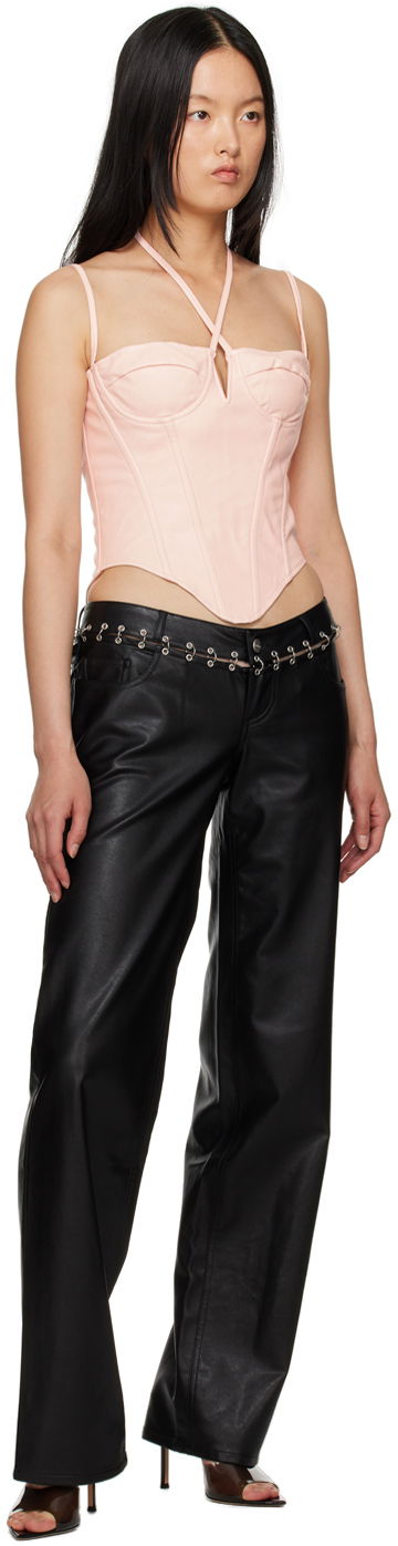 Tielko Miaou Miaou Aphex Halter Neck Corset Top Ružová | 7046PUROS, 3