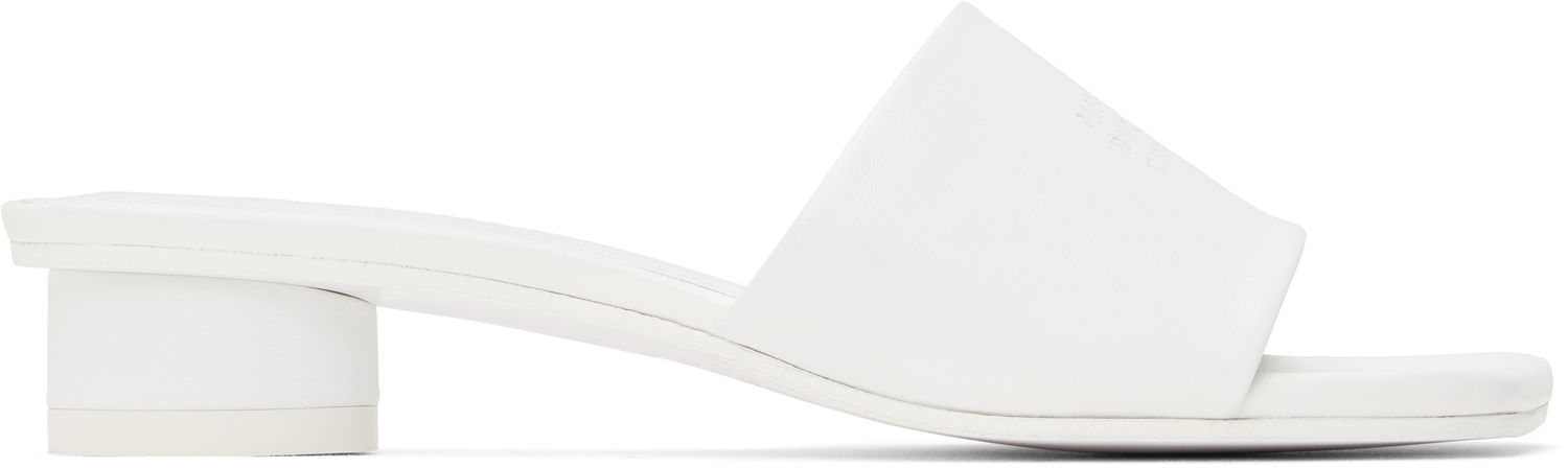 Starostlivosť o obuv Maison Margiela MM6 Maison Margiela Anatomic Heeled Sandals Biela | S66WP0109 P3628, 0