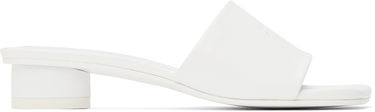 Starostlivosť o obuv Maison Margiela MM6 Maison Margiela Anatomic Heeled Sandals Biela | S66WP0109 P3628, 0