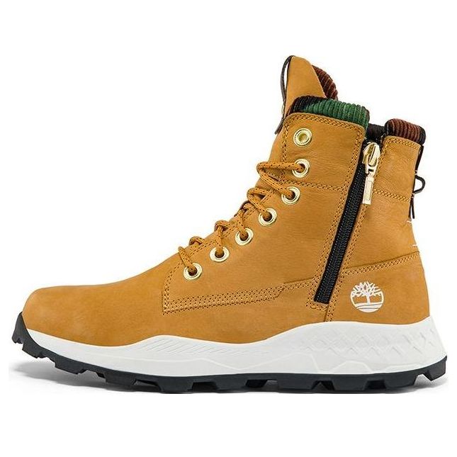 Tenisky a topánky Timberland Brooklyn Side Zip Wide Fit Žltá | A2JRZW