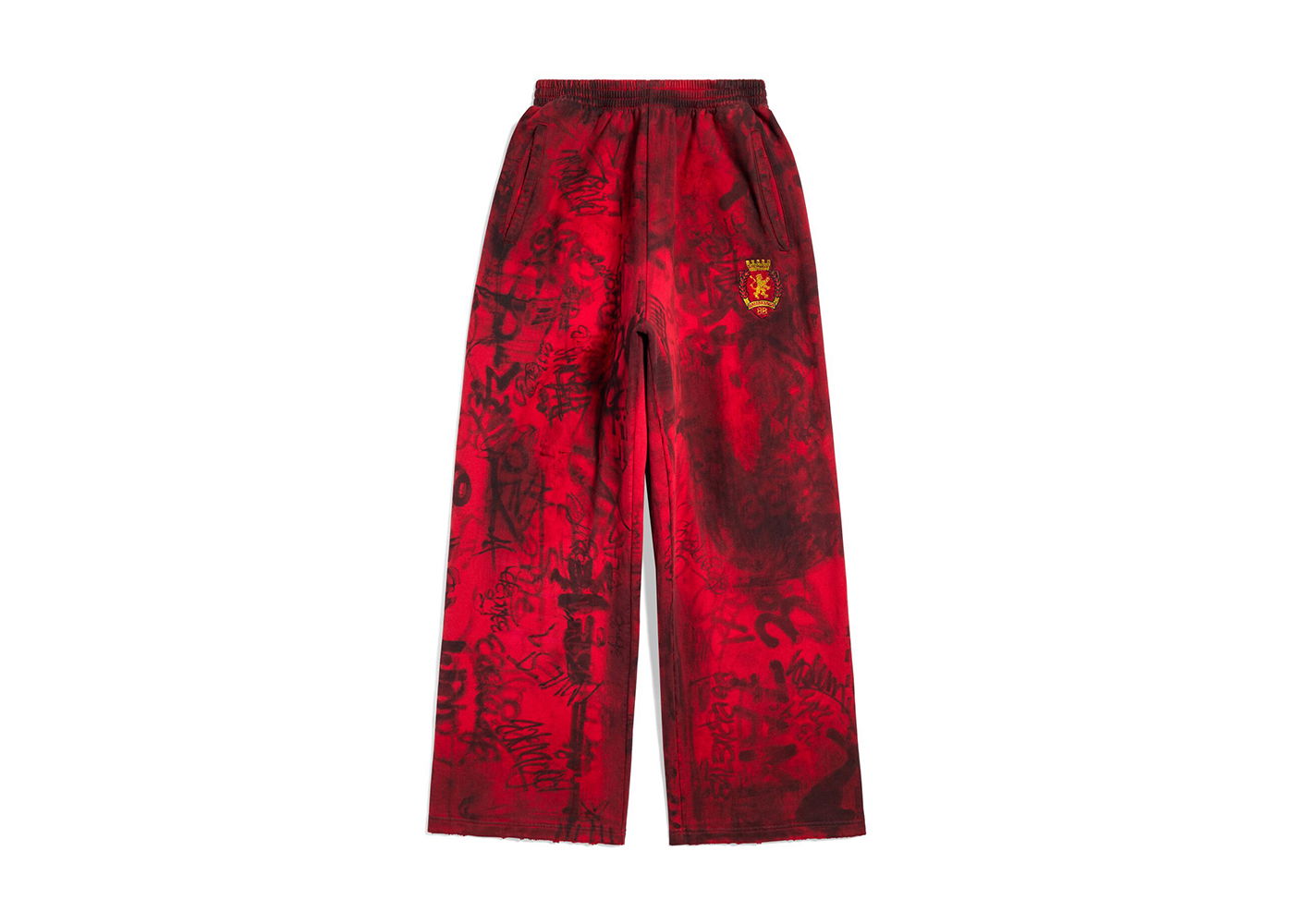Tepláky Balenciaga Skater Baggy Sweatpants Red Červená | 740028TOVA86400, 0