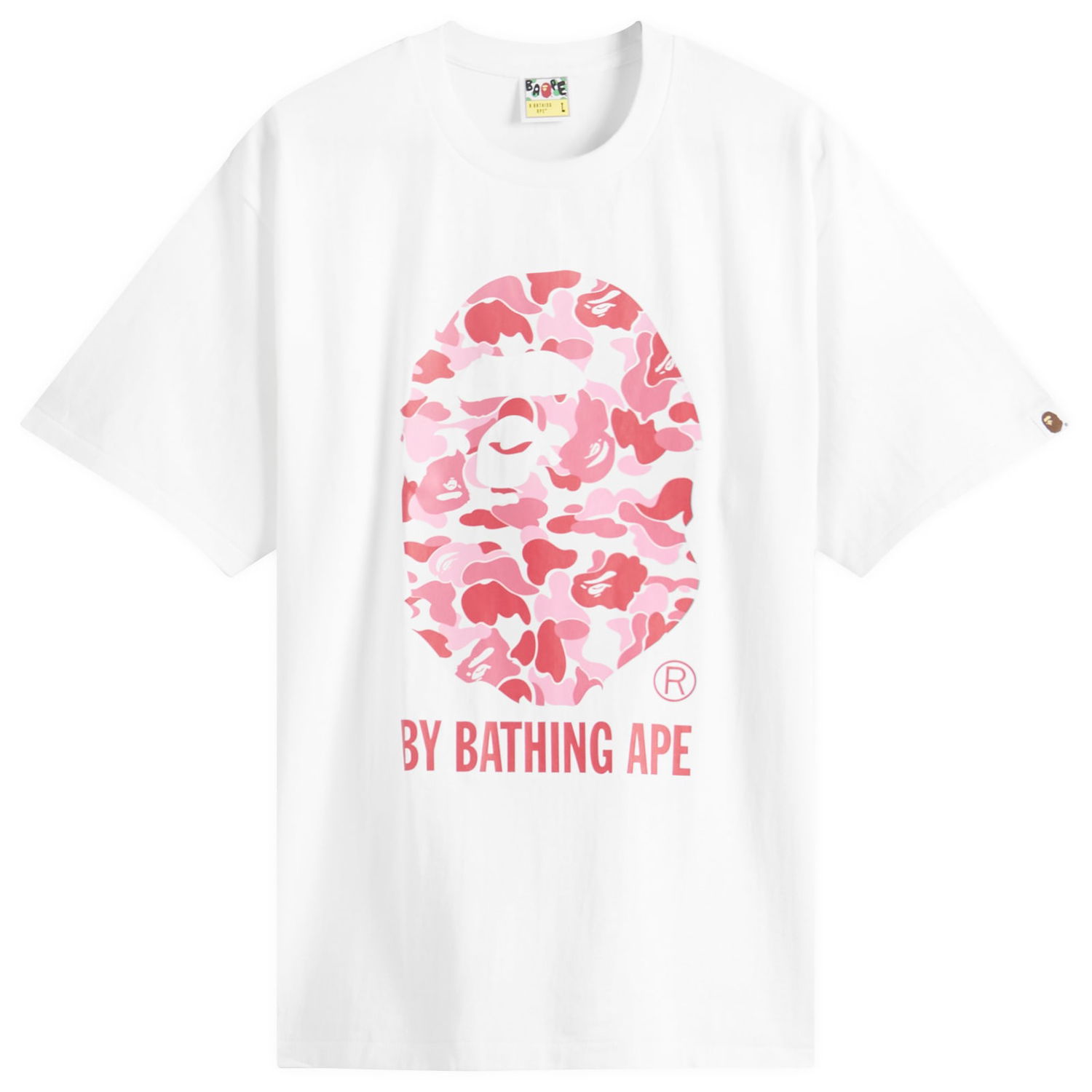 Tričko BAPE A Bathing Ape ABC Camo T-Shirt, Size Large Biela | 001TEL301007M-WPK, 0