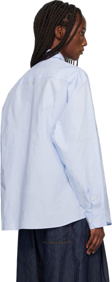 Košeľa Baserange Claude Long Sleeve Button-Up Shirt Modrá | TSCL-OCP-AU25, 2