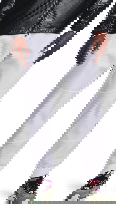 Tepláky Under Armour Recover Legacy Track Pants Biela | 1357076-100, 4